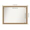 Amanti Art Non-Beveled Wood Wall Mirror, Florentine Gold Frame
